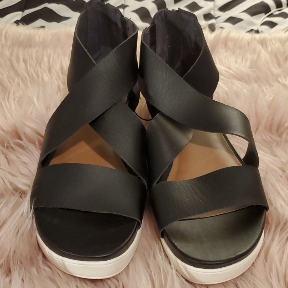 Black Gladiator Sandals